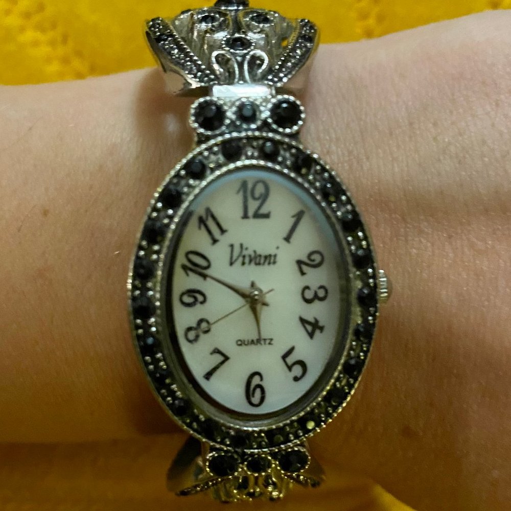 Vivani Brand - Vintage Looking Cuff Watch